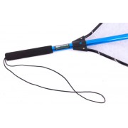 Подсачек складной SPRO Rubber mesh Landing net BLUE 132 см