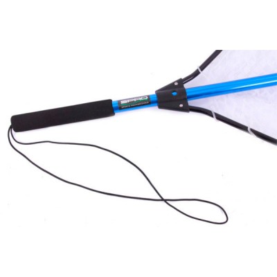 Подсачек складной SPRO Rubber mesh Landing net BLUE 132 см Подсачек складной SPRO Rubber mesh Landing net BLUE 132 см