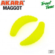 Силиконовая приманка Akara Trout Time MAGGOT 1.6" Tu-Frutti