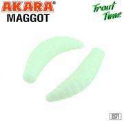 Силиконовая приманка Akara Trout Time MAGGOT 1.6" Shrimp