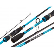 Спиннинг Lucky John Progress CHUB 10, углеволокно, 2.44 м, тест 3-10 г, 106 г