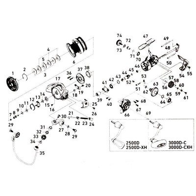 Безынерционная катушка Daiwa Regal LT 3000D-C Безынерционная катушка Daiwa Regal LT 3000D-C