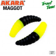 Силиконовая приманка Akara Trout Time MAGGOT 1.6" Tu-Frutti