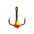 Крючки-тройники для приманок Lucky John с каплей цветной LJ99140-** Крючки-тройники для приманок Lucky John с каплей цветной LJ99140-**