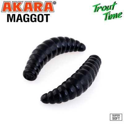 Силиконовая приманка Akara Trout Time MAGGOT 1.6" Tu-Frutti Силиконовая приманка Akara Trout Time MAGGOT 1.6" Tu-Frutti