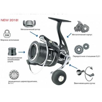 Катушка безынерционная Volzhanka Pro Sport 3004 Катушка безынерционная Volzhanka Pro Sport 3004