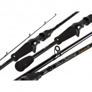 Спиннинг Lucky John Black Sense FARAON CAST 14, углеволокно, 1.98 м, тест 4-14 г, 120 г