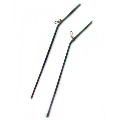 Антизакручиватель Wirek G изогнутый с карабином 24 см Антизакручиватель Wirek G изогнутый с карабином 24 см