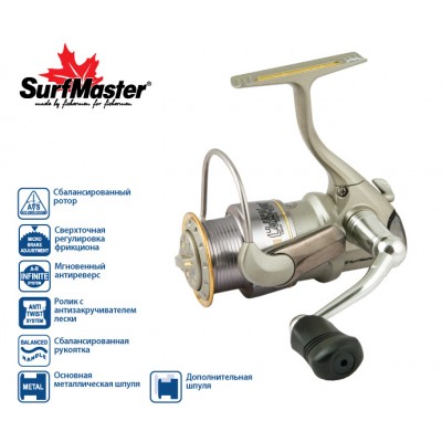 Безынерционая катушка Surf Master Leader LD 3000 Безынерционая катушка Surf Master Leader LD 3000