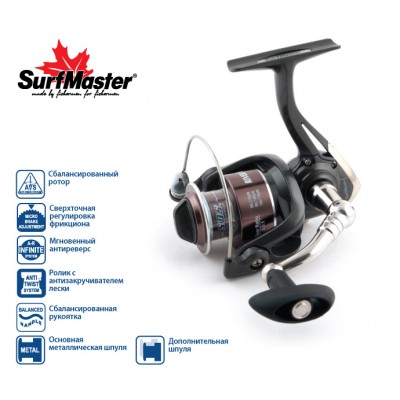 Безынерционая катушка Surf Master River Blade FD2000 Безынерционая катушка Surf Master River Blade FD2000
