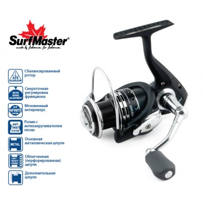 Безынерционая катушка Surf Master Sea Bass 3000 Безынерционая катушка Surf Master Sea Bass 3000