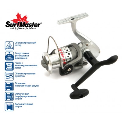 Безынерционая катушка Surf Master Strike 2000 5 Безынерционая катушка Surf Master Strike 2000 5