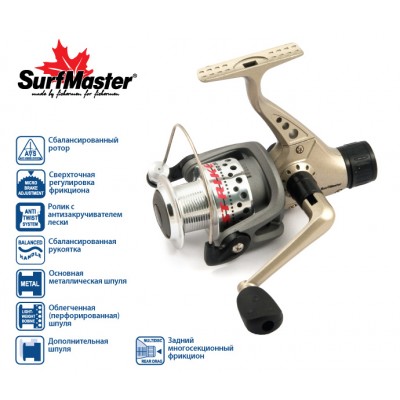 Безынерционая катушка Surf Master Strike RD 30A. 3 ш.п. Безынерционая катушка Surf Master Strike RD 30A. 3 ш.п.