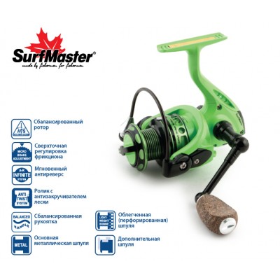 Безынерционая катушка Surf Master Tirata FT 3500A Безынерционая катушка Surf Master Tirata FT 3500A