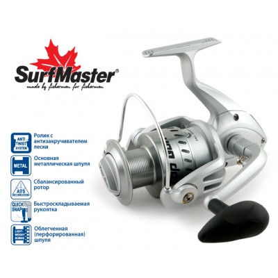 Безынерционая катушка Surf Master Top Gun FP 6000 Безынерционая катушка Surf Master Top Gun FP 6000