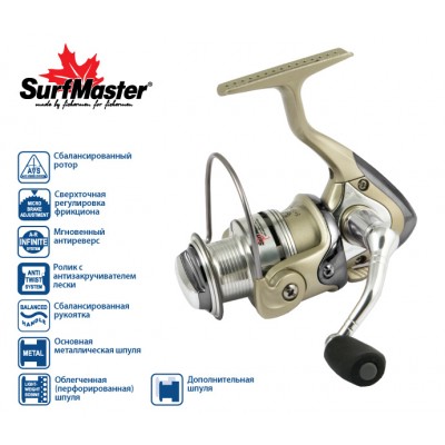 Безынерционая катушка Surf Master Tournament FD 10A Безынерционая катушка Surf Master Tournament FD 10A