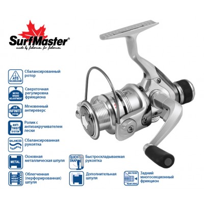 Безынерционая катушка Surf Master Tournament RD 10A Безынерционая катушка Surf Master Tournament RD 10A