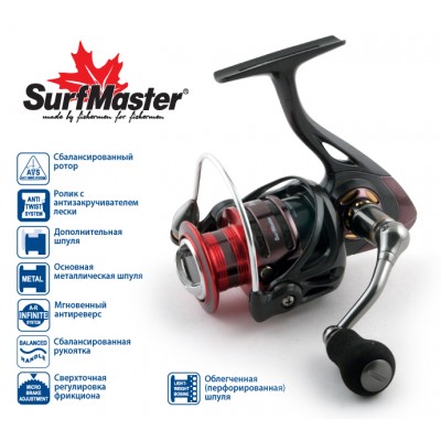 Безынерционая катушка Surf Master Yamato Power Twitch FPT 2000A Безынерционая катушка Surf Master Yamato Power Twitch FPT 2000A