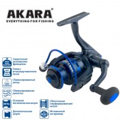 Безынерционная катушка Akara Finezza FF1000 Al Match