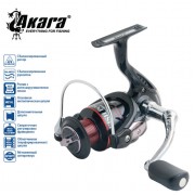 Безынерционная катушка Akara Fish Point FPF2000. 4 ш.п. + 1 р.п.