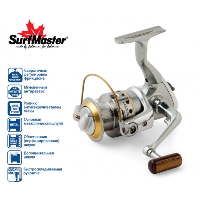 Безынерционная катушка Surf Master Aurora 500-6 Безынерционная катушка Surf Master Aurora 500-6