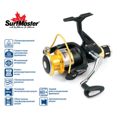 Безынерционная катушка Surf Master Excia 5 RD Безынерционная катушка Surf Master Excia 5 RD