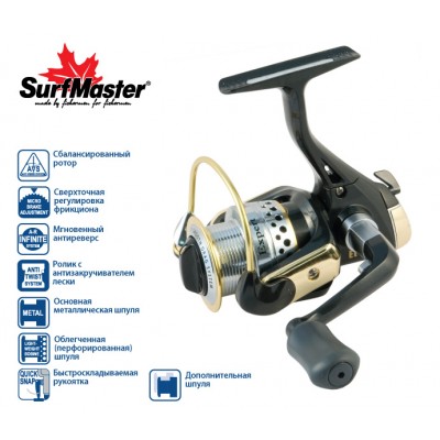Безынерционная катушка Surf Master Expert ET 3000 Безынерционная катушка Surf Master Expert ET 3000