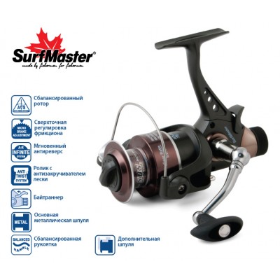Безынерционная катушка Surf Master Exxon Pro Carp 3000 Безынерционная катушка Surf Master Exxon Pro Carp 3000