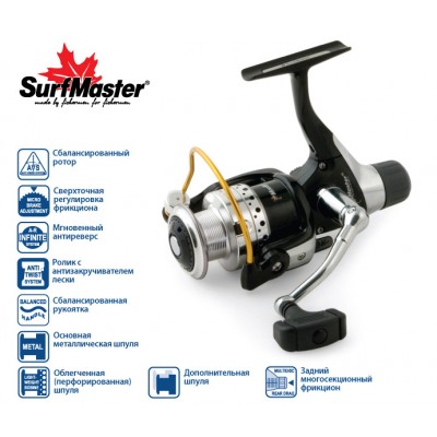 Безынерционная катушка Surf Master Genetic GN 30A Безынерционная катушка Surf Master Genetic GN 30A