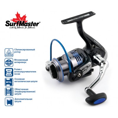Безынерционная катушка Surf Master Inspire FI 2500A Безынерционная катушка Surf Master Inspire FI 2500A