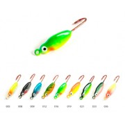 Блесна вертикальная зимняя Akara Ice Lures рыбка с крючком IL001-3-*** (2 шт.) (3гр)