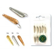 Блесна вертикальная зимняя Akara Окуневая №1-2 с крючком BL-OK-1-2-** (2гр)