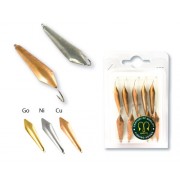 Блесна вертикальная зимняя Akara Окуневая №3 с крючком BL-OK-3-** (3.4гр)