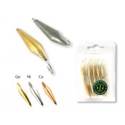 Блесна вертикальная зимняя Akara Окуневая №4 с крючком BL-OK-4-** (3.7гр)