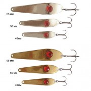 Блесна вертикальная зимняя Lucky John FIN MODEL A с тройником 1450-* (9гр)