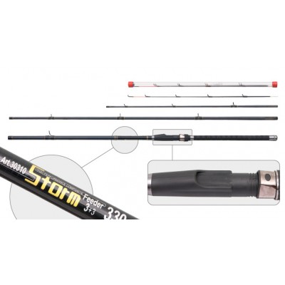 Фидерное штекерное удилище EOS Storm Feeder 30310. 3.6 м. тест: 60-120 г. 410 г Фидерное штекерное удилище EOS Storm Feeder 30310. 3.6 м. тест: 60-120 г. 410 г