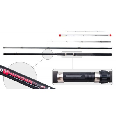 Фидерное штекерное удилище Surf Master 3058-S Thunder Feeder. 3.9 м. тест: 40-120 г. 550 г Фидерное штекерное удилище Surf Master 3058-S Thunder Feeder. 3.9 м. тест: 40-120 г. 550 г