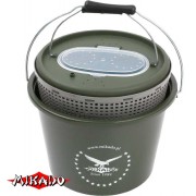 Кан рыболовный для живца Mikado UAMB-324 12 л (33x23 см)