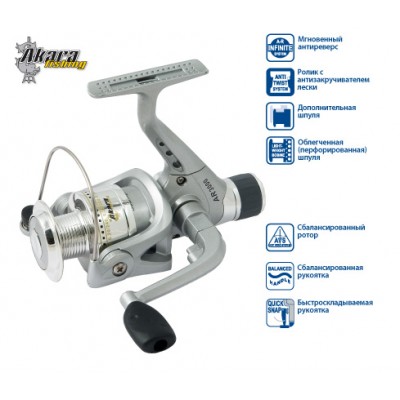 Катушка безынерционная Akara AR 3000A. 3 ш.п. Катушка безынерционная Akara AR 3000A. 3 ш.п.