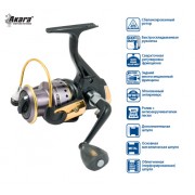 Катушка безынерционная Akara Compass 30 XTA. 4 ш.п. + 1 р.п.
