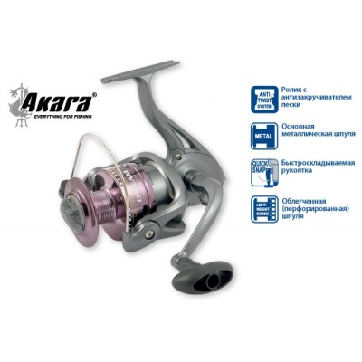 Катушка безынерционная Akara DM 7000. 3 ш.п. Катушка безынерционная Akara DM 7000. 3 ш.п.