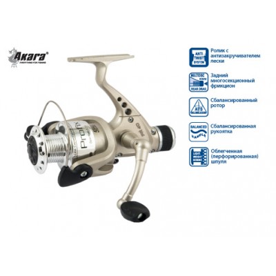 Катушка безынерционная Akara Profix PR 40. 1 ш.п. Катушка безынерционная Akara Profix PR 40. 1 ш.п.