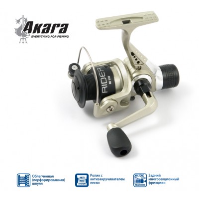 Катушка безынерционная Akara Rider RI 100. 3 ш.п. Катушка безынерционная Akara Rider RI 100. 3 ш.п.
