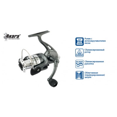 Катушка безынерционная Akara Vertus VE 40. 5 ш.п. Катушка безынерционная Akara Vertus VE 40. 5 ш.п.