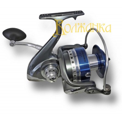 Волжанка Тайфун 6000 катушка б/ин морская (7+1подш) 0.29мм/440м передний фрикцион Волжанка Тайфун 6000 катушка б/ин морская (7+1подш) 0.29мм/440м передний фрикцион