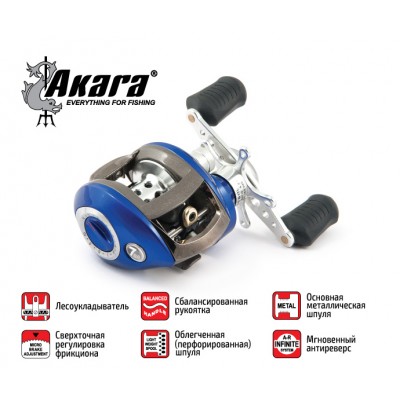 Катушка мультипликаторная Akara Sigeria 6RS Катушка мультипликаторная Akara Sigeria 6RS