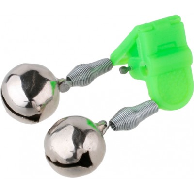 Колокольчик Mikado AMR02-1199-16 двойной с пластиковым зажимом и гнездом под светлячок Колокольчик Mikado AMR02-1199-16 двойной с пластиковым зажимом и гнездом под светлячок