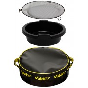 Комплект аксессуаров для прикормки Vabik (ведро ПВХ + таз + сито)