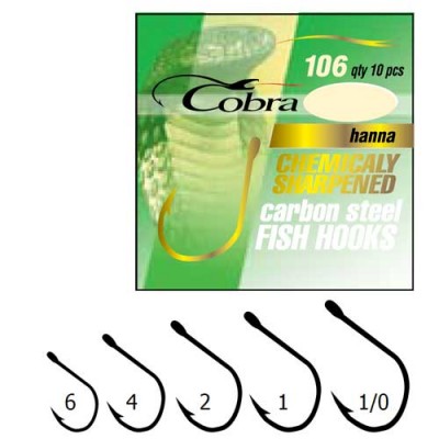 Крючки Cobra HANNA C106NSB-*** Крючки Cobra HANNA C106NSB-***