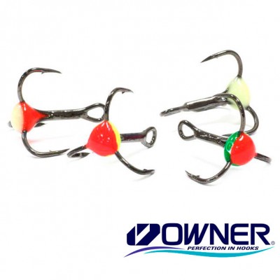 Крючок тройник Owner с каплей №16 Крючок тройник Owner с каплей №16
